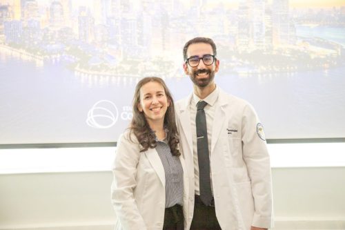 Students at White Coat Ceremony