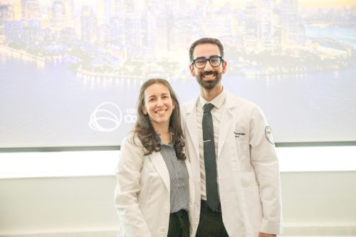 Students at White Coat Ceremony