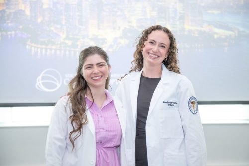 Students at White Coat Ceremony