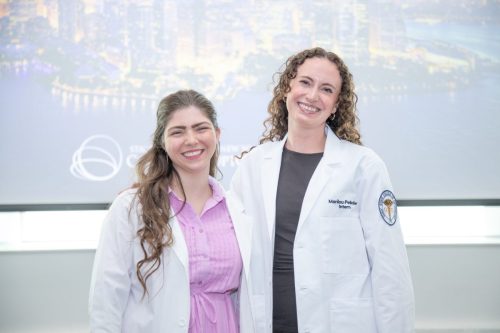 Students at White Coat Ceremony