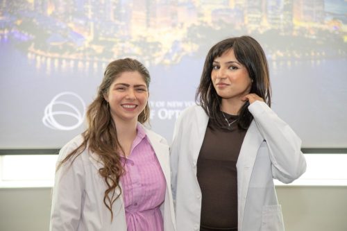 Students at White Coat Ceremony
