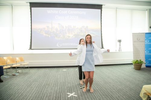 Students at White Coat Ceremony