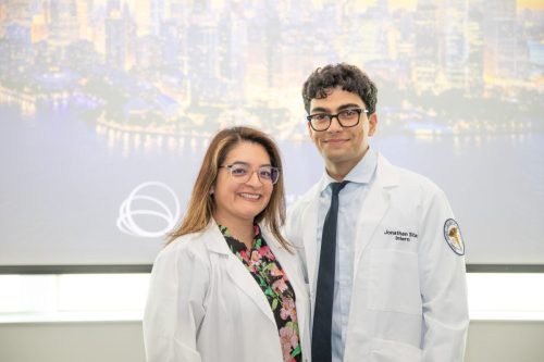 Students at White Coat Ceremony