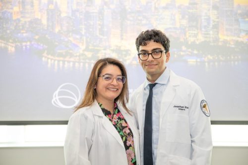 Students at White Coat Ceremony