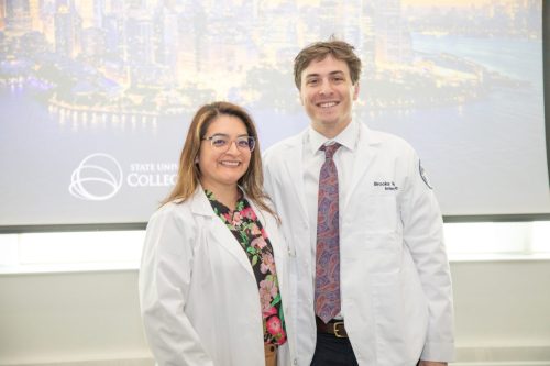 Students at White Coat Ceremony