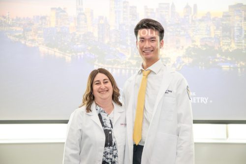 Students at White Coat Ceremony
