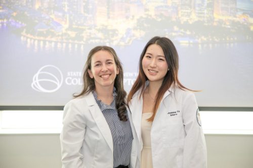 Students at White Coat Ceremony