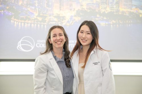 Students at White Coat Ceremony