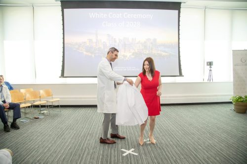 Students at White Coat Ceremony