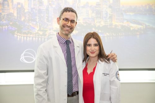 Students at White Coat Ceremony