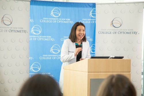 Students at White Coat Ceremony
