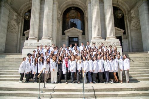class-of-2028-on-the-library-steps