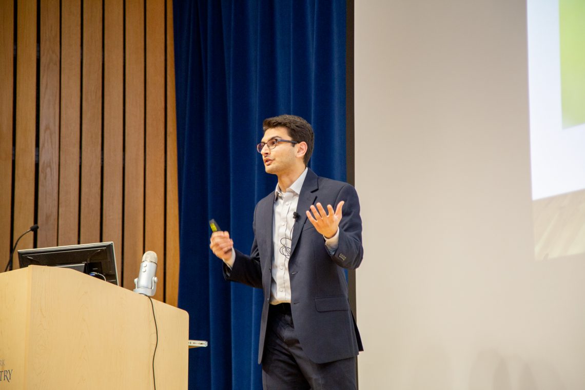 Jubin Shah, class of 2021, presenting at 2020 Student Innovator Award
